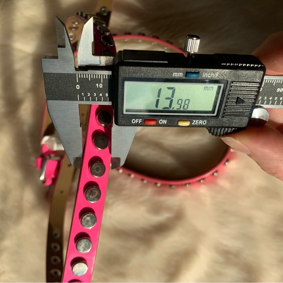 Free People Skinny Round Studs Satin Faux Leather Belts - Picture 8 of 12